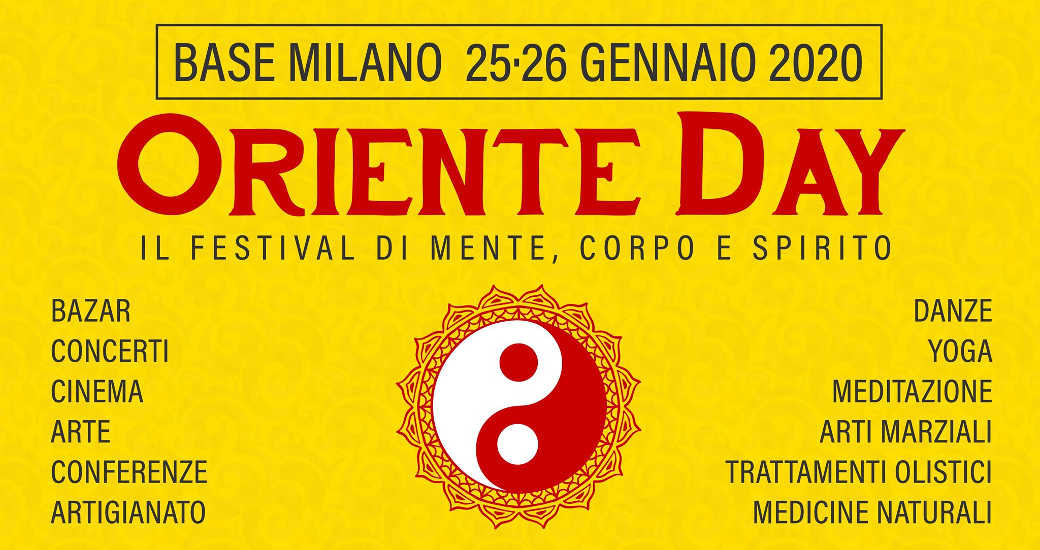 ORIENTE-DAY, THE FESTIVAL OF MIND, BODY AND SPIRIT